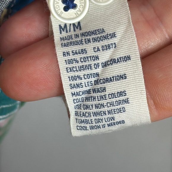 American Eagle Outfitters Men's Plaid Vintage Fit Button Front Top Size Medium - Picture 5 of 6